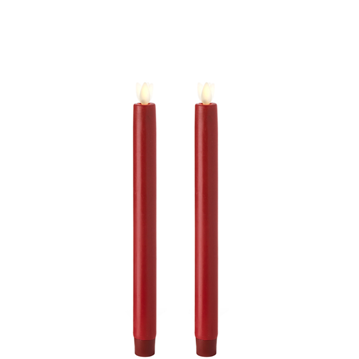 RAZ Imports Red Acrylic Bobeche To Add To Taper Candle Holder-Choice Of Design 