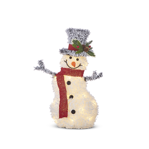 RAZ Imports Mister Snowman 16" Snowman Tree Topper 