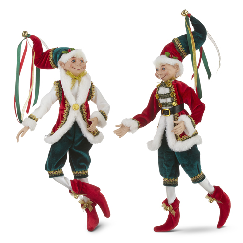 Raz Imports Santa's Little Helpers 29" Posable Painter Elf 