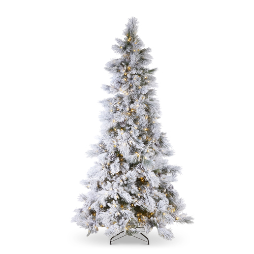 Raz 31.5 Iced Pine and Bell Spray Christmas